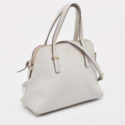 Kate Spade Grey Leather Cedar Street Maise Satchel