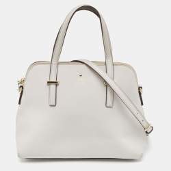 Kate Spade Grey Leather Cedar Street Maise Satchel