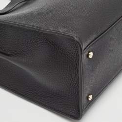 Pre Owned Kate Spade Black Leather New York Hayes Street Tote
