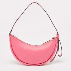 Kate Spade Pink Leather Small Smile Hobo