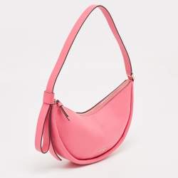Kate Spade Pink Leather Small Smile Hobo