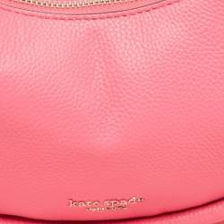 Kate Spade Pink Leather Small Smile Hobo