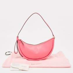 Kate Spade Pink Leather Small Smile Hobo