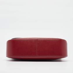 Kate Spade Red Saffiano Leather Staci Flap Shoulder Bag