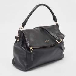 Kate Spade Black Leather Cobble Hill Manika Bag