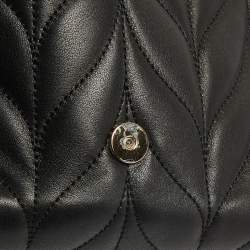 Pre Owned Kate Spade Black Briar Lane Quilted Leather Mini Evelyn Shoulder Bag