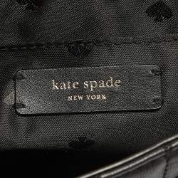 Pre Owned Kate Spade Black Briar Lane Quilted Leather Mini Evelyn Shoulder Bag