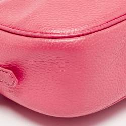 Pre Owned Kate Spade Hot Pink Leather Camera Crossbody Bag