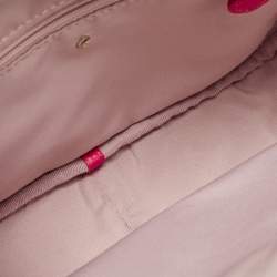 Pre Owned Kate Spade Hot Pink Leather Camera Crossbody Bag