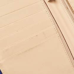 Kate Spade Blue Leather Zip Organizer Clutch