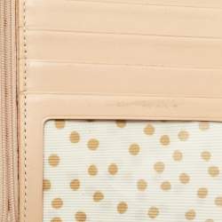 Kate Spade Blue Leather Zip Organizer Clutch