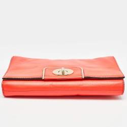 Kate Spade Neon Orange Leather Hampton Road Juliana Crossbody Bag