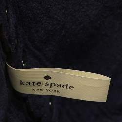 Kate Spade Grey Floral Applique Leather Atlantic Avenue Libby Bucket Bag