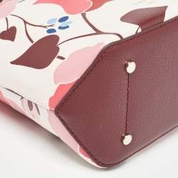 Pre Owned Kate Spade Multicolor Leather Small Eva Nouveau Bloom Bucket Bag