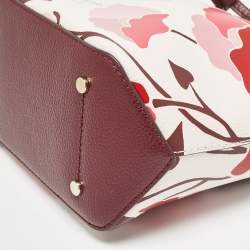 Pre Owned Kate Spade Multicolor Leather Small Eva Nouveau Bloom Bucket Bag