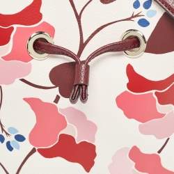 Pre Owned Kate Spade Multicolor Leather Small Eva Nouveau Bloom Bucket Bag