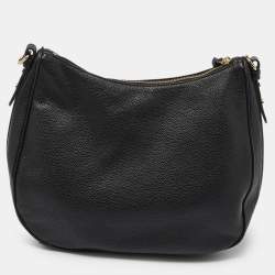 Kate Spade Black Leather Zip Shoulder Bag