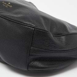 Kate Spade Black Leather Zip Shoulder Bag