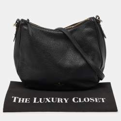 Kate Spade Black Leather Zip Shoulder Bag