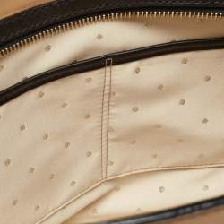 Pre Owned Kate Spade Beige/Black Leather 2 Park Avenue Beau Tote