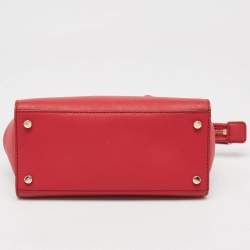 Pre Owned Kate Spade Red Leather Cameron Street Candace Tote