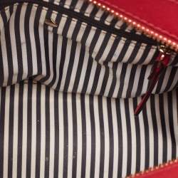 Pre Owned Kate Spade Red Leather Cameron Street Candace Tote