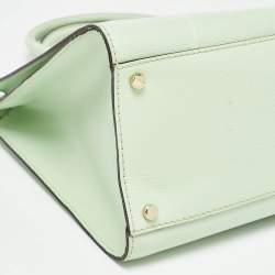 Kate Spade Mint Mojito Leather Wellesley Satchel