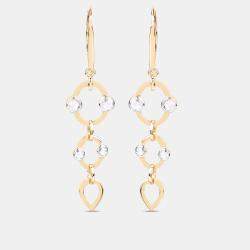 Pre Owned أقراط متدلية بوزن 1.02 قيراط من الألماس با�لذهب الأصفر عيار 14