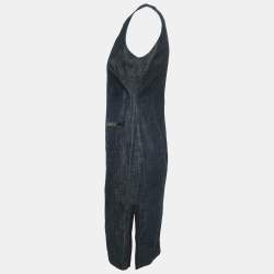 Kenzo Navy Blue Denim Jeans Sleeveless Short Dress M