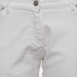 Kenzo White Denim Slim Fit Jeans S 