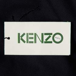 Kenzo Navy Blue Wool Shift Dress L