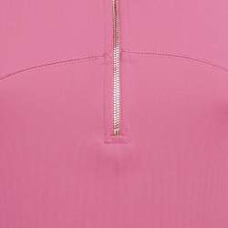 Pre Owned Kenzo Pink Jersey Sleeveless Flared Mini Dress XS