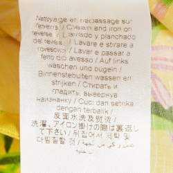 مملوكة مسبقًا Kenzo Yellow Floral Print Cotton Hawaiian Shirt S