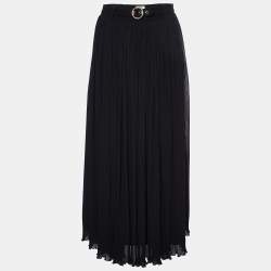 Kenzo pleated hotsell midi skirt