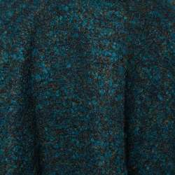 Kenzo Dark Green Boucle Mini Skirt M