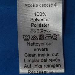 Pre Owned Kenzo Blue Crepe Sweetheart Neck Strappy Top M