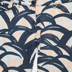 Kenzo Multicolor Printed Denim Skinny Jeans S Waist 29"