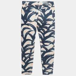 Kenzo Multicolor Printed Denim Skinny Jeans S Waist 29"