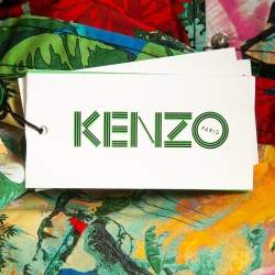 Kenzo X Disney Multicolor The Jungle Book Print Cotton Short Sleeve Shirt M
