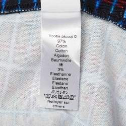 Kenzo Multicolor Print Denim Slim Fit Jeans M Waist 30"