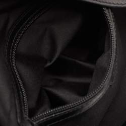 Pre Owned Kenzo Black Leather Embroidered Tiger Tote