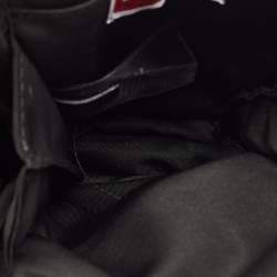 Kenzo Black Nylon Embroidered Phone Holder Crossbody Bag