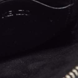 Pre Owned Kenzo Black Leather Phone Card Holder Crossbody Bag