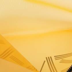 مملوكة مسبقًا Kenzo Orange Mesh Nylon Logo Flat Zip Pouch