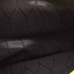 Pre Owned Kenzo Yellow Vinyl Tiger Motif Slim Clutch