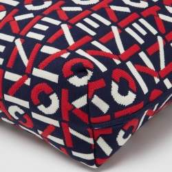 Kenzo Multicolor Signature Canvas Shoulder Bag