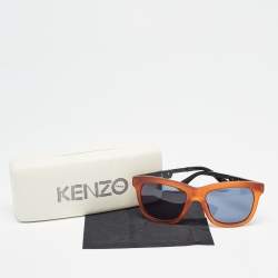 Kenzo Brown/Black KZ 3183 Frame Square Sunglasses