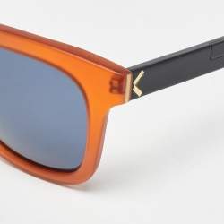 Kenzo Brown/Black KZ 3183 Frame Square Sunglasses
