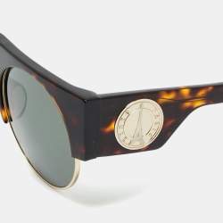 Kenzo Tortoise Brown/Black KZ 3188 Frame Round Sunglasses