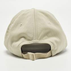 Pre Owned Kenzo Green Logo Print Synthetic Baseball Cap One Size 